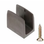 Cyclingcolors - clip bloqueur de manivelle volet roulant marron support guide manette plastique 15mm ...