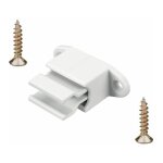 Clip bloqueur de manivelle volet roulant r�glable blanc support guide manette plastique 14mm universel ...