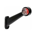 Cyclingcolors - feu de gabarit 12v 24v remorque camion tracteur rouge + blanc 156mm latral droit ou ...