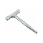 Cyclingcolors - grande cl� carr� en t conique 6mm � 9mm 125mm poign�e serrure porte compteur eau �lectricit� ...