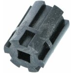 Moyeu d'entra�nement pour treuil volet roulant crabot m�le 27mm sortie carr�e de 8mm d'un c�t� et � 12mm ...