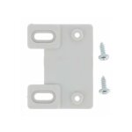 Plaquette de d�port 17mm pour bloqueur manivelle de volet roulant aimant� type zf � visser support guide ...