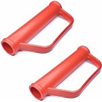 Cyclingcolors - poign�e diable brouette chariot diam�tre 25mm avec arceau 175mm (paire) rouge