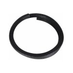 Protection d'artes arme en caoutchouc  lvre avec inserts en mtal 11x15mm longueur 1m protection ...