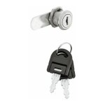 Cyclingcolors - serrure compl�te � came batteuse droite cylindre � paillettes rond avec 2 cl�s pliantes ...