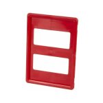Support tiquette de prix panneau affichage de prix a6 rouge 150x110mm pour rayonnage magasin tagre ...