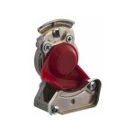 Cyclingcolors - tête d'accouplement attelage côté remorque benne m22x1. 5 rouge ouverte voiture camion ... Cyclingcolors - tête d'accouplement attelage côté remorque benne m22x1. 5 rouge ouverte voiture camion ...