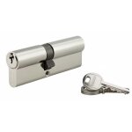 Cylindre à clé crantée 40 x 50 mm 3 clés avec vis de 40 mm nickelé - thirard Cylindre à clé crantée 40 x 50 mm 3 clés avec vis de 40 mm nickelé - thirard