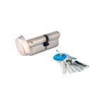 Cylindre double  bouton type t60 laiton nickel 5 cls rversibles fonction dbrayable 40 x b30 vari ...