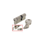 Cylindre double f6 s + anti arrachement - vari - long : e40 x 40 - a : 40 - b : 40 - ifam