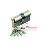 Cylindre isr6 double entre sur numro 12637 - iseo argent n / a 30 mm 30 mm