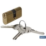 Cofan - cylindre ovale 30 / 40 - l. long - laiton aaa cl�s identiques