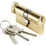 Cylindre de porte 30x30 mm barillet de serrure à bouton bricard 3 clés Cylindre de porte 30x30 mm barillet de serrure à bouton bricard 3 clés