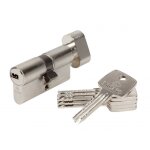 Bricard - cylindre de serrure astral bouton l. 30 + 30 mm