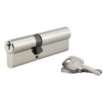 Cylindre de serrure double entrée, 40x60mm, anti - arrachement, nickel, 3 clés - thirard Cylindre de serrure double entrée, 40x60mm, anti - arrachement, nickel, 3 clés - thirard
