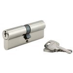 Thirard - cylindre de serrure double entrée, 45x45mm, anti - arrachement, nickel, 3 clés - thirard Thirard - cylindre de serrure double entrée, 45x45mm, anti - arrachement, nickel, 3 clés - thirard