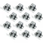 Cyslmuk - lot de 12 loquets � double rouleau avec lance, loquet � rouleau robuste pour portes d'armoires ...
