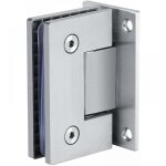 Cyslmuk - 1pc charni�re pince de porte verre 90� support mural sans cadre clip pour porte de douche en ...