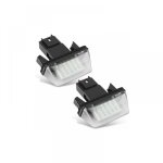 Cyslmuk - 2 pi�ces lampe de plaque d'immatriculation de voiture � 18 del gauche et droite pour c3 2002 ...