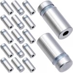Cyslmuk - 20 pi�ces vis publicitaire, supports muraux en acier inoxydable avec boulon fixation accessoires ...