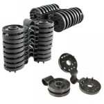 Cyslmuk - 20pcs clip de fixation pour brise vue, clip sp�cial avec ?illet en plastique, clips de fixation ...