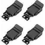 Cyslmuk - 4pcs loquet � bascule en acier inoxydable, fermeture � levier fermoir � ressort pour caisse ...