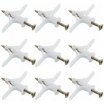 Cyslmuk - 50 pi�ce chevilles pour plaque de pl�tre ensembles plastique tuyau d'expansion avion auto foreuse ...