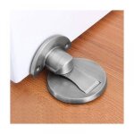 Cyslmuk - but�e de porte magn�tique, but�e de porte magn�tique en nickel satin� bross�, loquet de porte ...