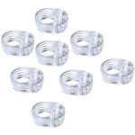 Cyslmuk - ensemble de protection de poign�e de porte 8 pi�ces - poign�e de porte en silicone - poign�e ...