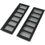 Cyslmuk - grille a�ration aluminium 2 pi�ces grille d'aeration grille de ventilation rectangulaire grille ...