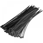 Cyslmuk - jeu de pinces rapides noires 100 pinces 400 x 7, 6 mm, serre - c�bles en nylon noir