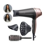 D5706 coffret coiffure, seche - cheveux ionique curl confidence 2200w, brosse 45mm, grille ceramique, ...