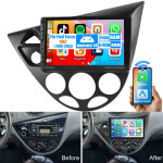 Dab + (en option) pour ford focus mk1 1998 - 2003, autoradio android 15 compatible apple carplay avec ...
