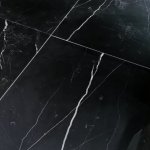 Capri - dallage marbre noir algora black 60x60cm - vendu par lot de 1. 08 m