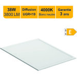 Lutece - arc - jamais utilis] dalle led 36w 60x60 ugr19 3780lm 4000k - garantie 5 ans