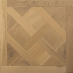Dalle de parquet versailles ch�ne verni - blanchi 60x60 cm ? finition vernis mat ? chanfrein 4 ? pour ...
