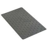 Romus - dalle podotactile caoutchouc tactidal 80x42cm couleur: ral 7015 gris fonce