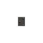 Dinac - dalles podotactiles  coller dinalert noir dv15 mta - 825 x 412 mm - 102006d