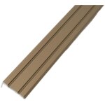 Profil� de nez de marche autocollant - 200cm x 25mm x 10mm champagne