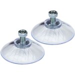 Dandibo - 2x ventouses filet�es � 40mm m5x10mm + �crou extra fort ventouses supports de ventouses