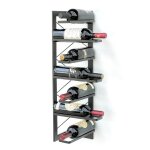 Casier  vin mtal noir coin mural 70 cm tagre d'angle tagre  bouteilles 96292 porte - bouteilles ...
