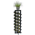 Dandibo design casier  vin mtal noir debout 96323 x 80 cm casier  bouteilles porte - bouteilles tagre ...