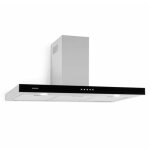 Darya hotte murale aspirante 90 cm 310 m / h classe a - inox argent