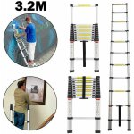 Chelle télescopique 3. 2m multifonction en aluminium portable extension pliable , escabeau telescopique ... Chelle télescopique 3. 2m multifonction en aluminium portable extension pliable , escabeau telescopique ...
