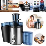 Day plus ? extracteur de jus 1000w ? goulotte large 65mm ? double vitesse pour fruits et l�gumes ? extraction ...