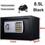 Ignifuge 8. 5l sécurité par mot de passe électronique coffre - fort argent coffre - fort bureau maison ... Ignifuge 8. 5l sécurité par mot de passe électronique coffre - fort argent coffre - fort bureau maison ...