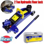 Dayplus - chariot hydraulique, cric de sol, profil bas, pour voiture, fourgonnette, garage, tuv, sans ...