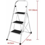 Dayplus - chelle � 3 marches, acier robuste, pliant, tabouret cuisine portable avec tapis antid�rapant ...