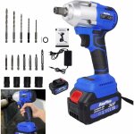 Dayplus - cl� � chocs sans fil 1 / 2 pouce, couple maximal 420n. m, pistolet � chocs �lectrique brushless, ...