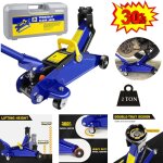 Dayplus - cric � profil bas de 2 tonnes pour atelier, garage et atelier de construction cric bleu hydraulique ...